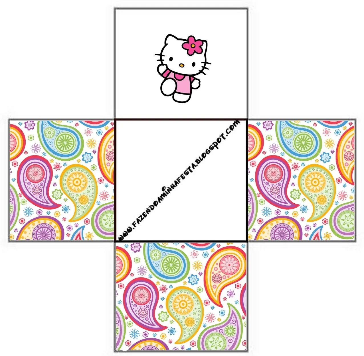 Cajitas imprimibles de Hello Kitty 2. - Ideas y material gratis ...