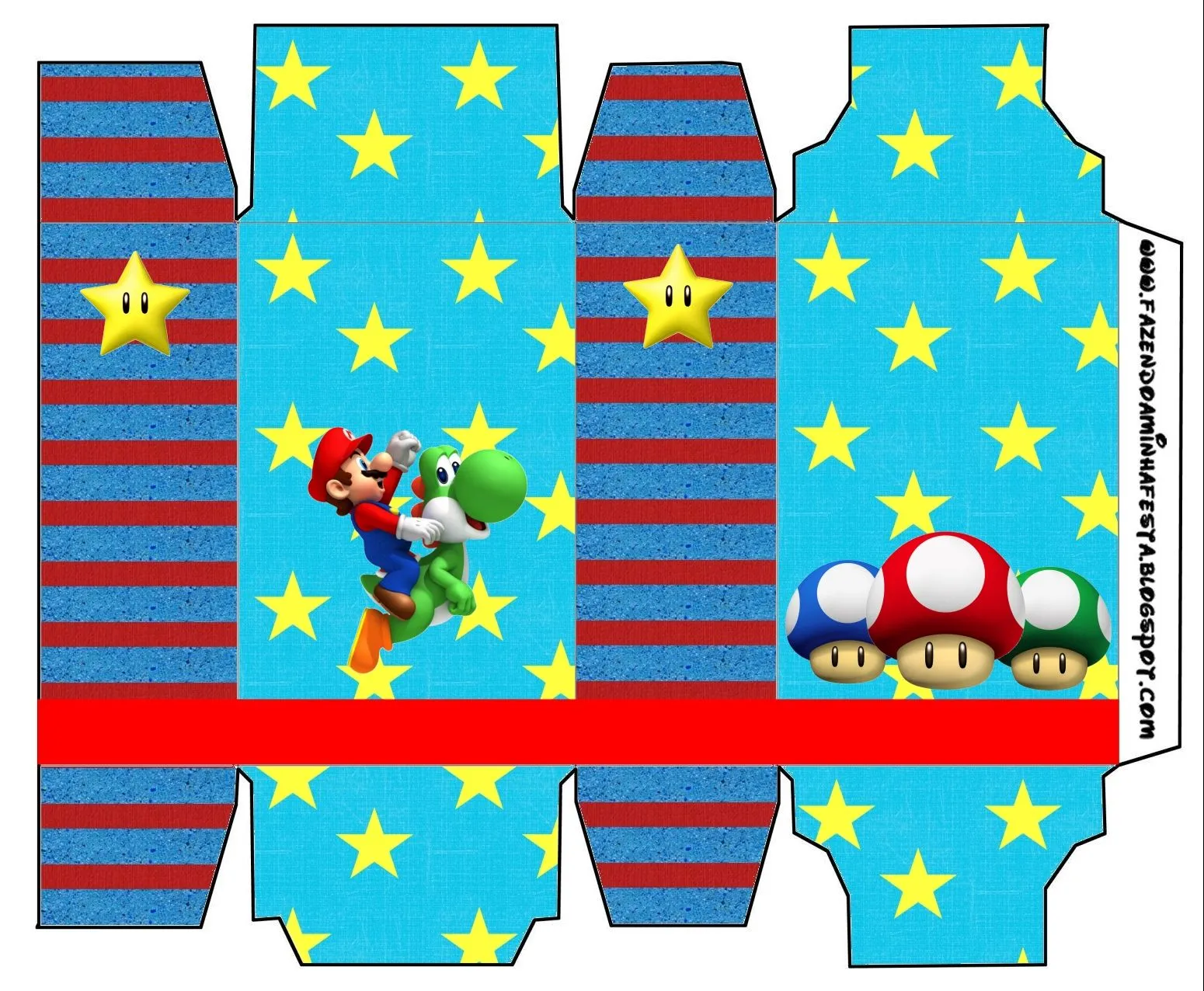 Cajitas Imprimibles de Super Mario Bros - Ideas y material gratis ...