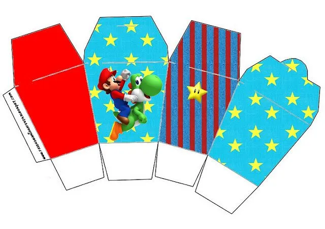 Cajitas Imprimibles de Super Mario Bros | Ideas y material gratis ...