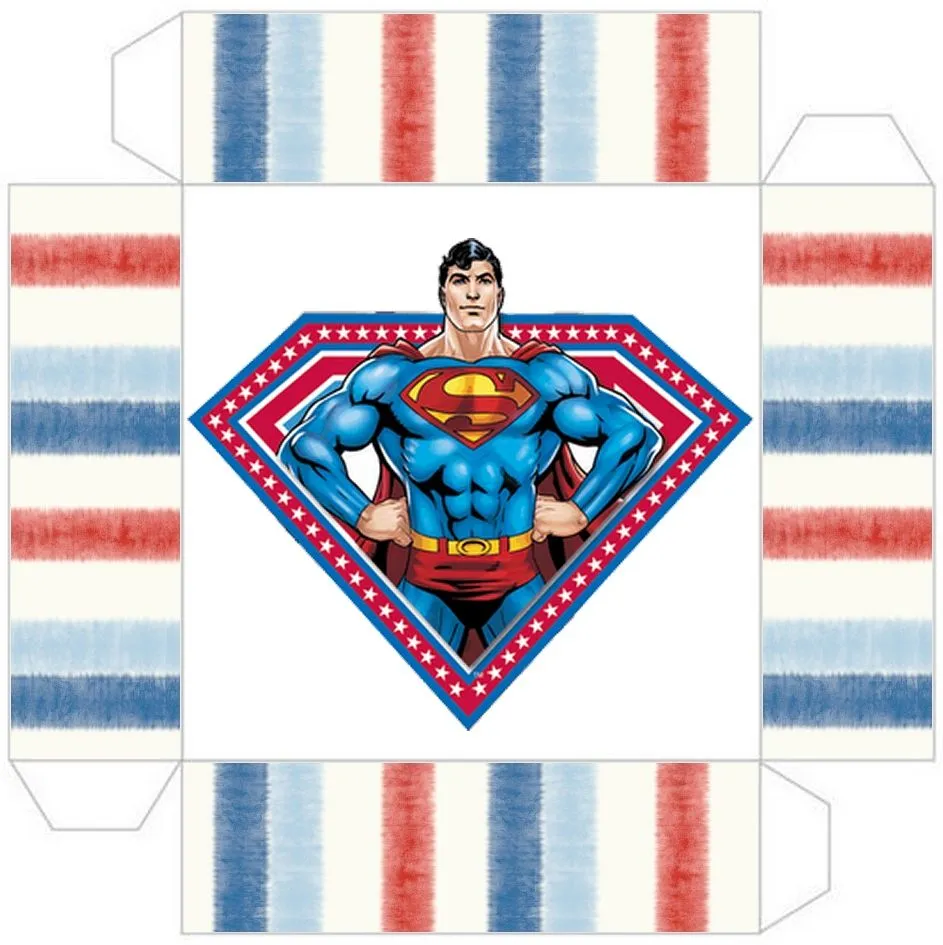 Cajitas imprimibles de Superman. - Ideas y material gratis para ...