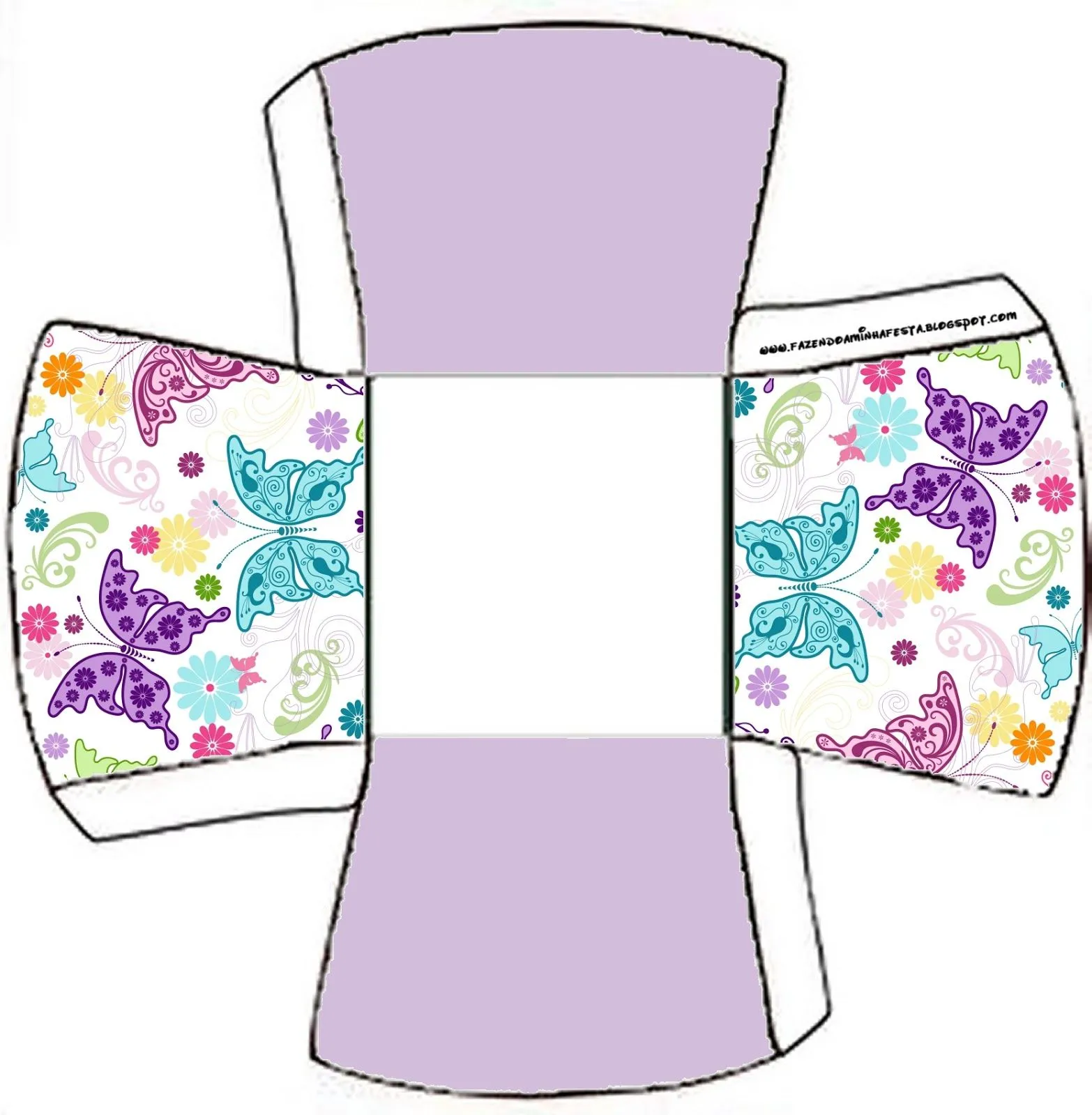 Cajitas para imprimir gratis de mariposas - Ideas y material ...