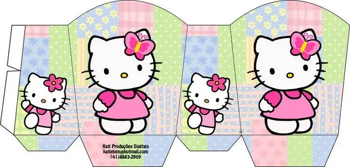 LOS SECRETOS DE KITTY: Cajitas para Armar: Hello Kitty