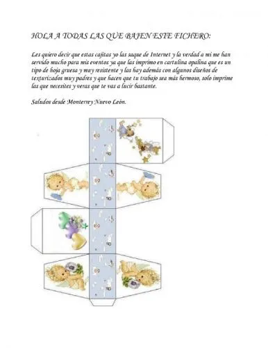 Documento Cajitas para regalos - grupos.