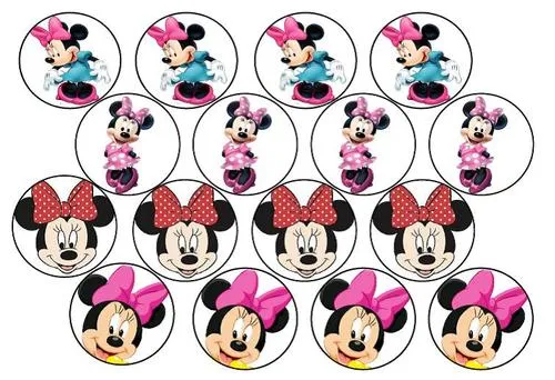 Cake Decorating - Minnie Mouse Picture Cupcake Toppers was sold ...