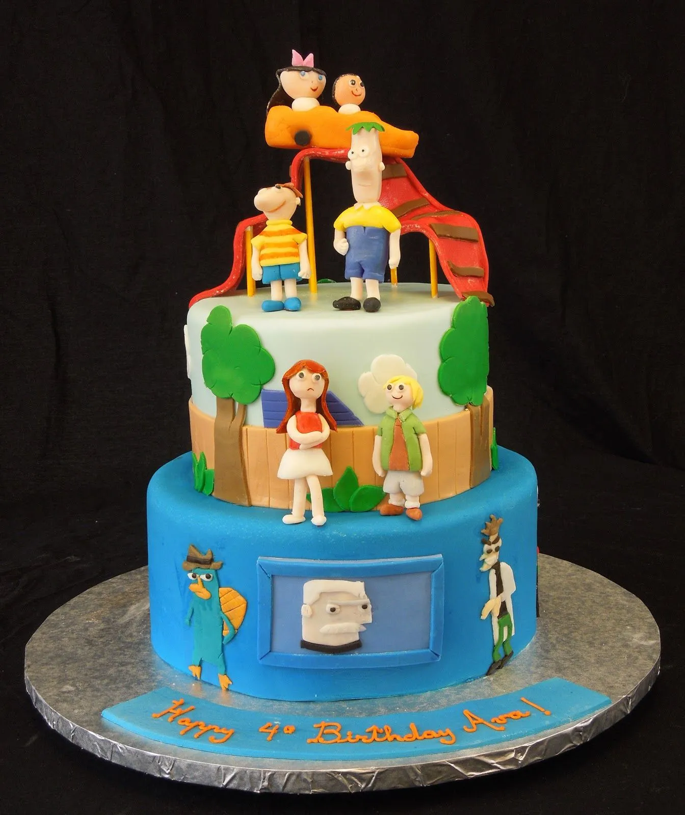 Cake Fiction: Phineas and Ferb Birthday Cake