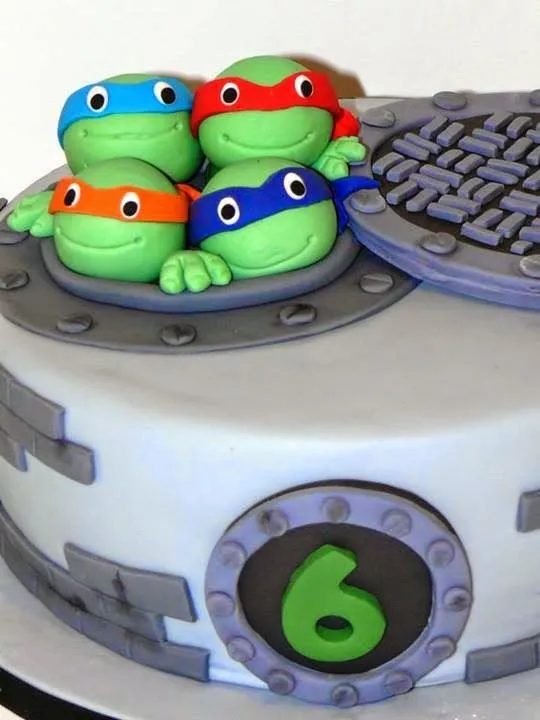 Cake Tortugas Ninja ~ Be Sweet: reposteria creativa