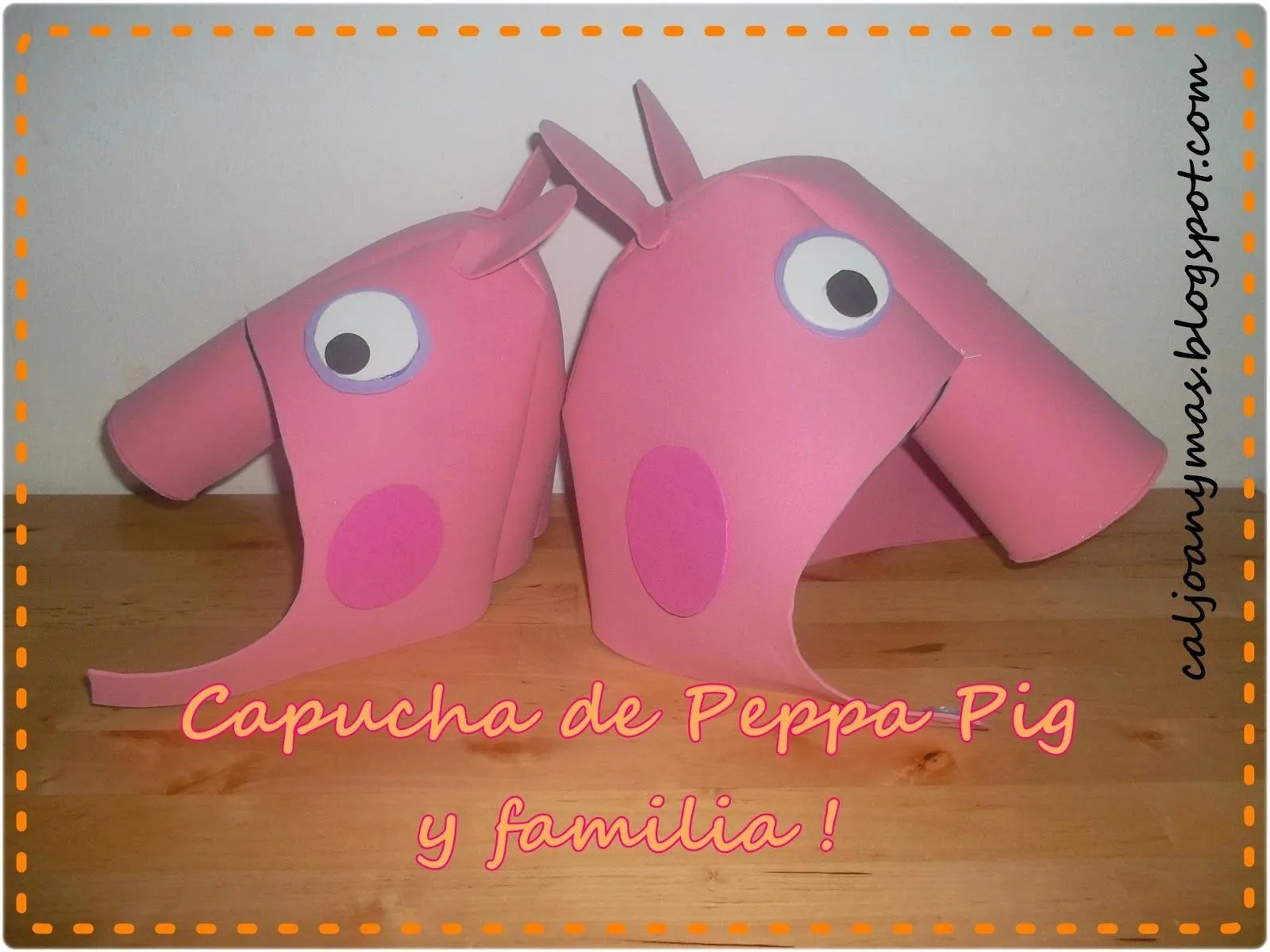 Cal Joan y más: DISFRAZ DE PEPPA PIG (parte 1)