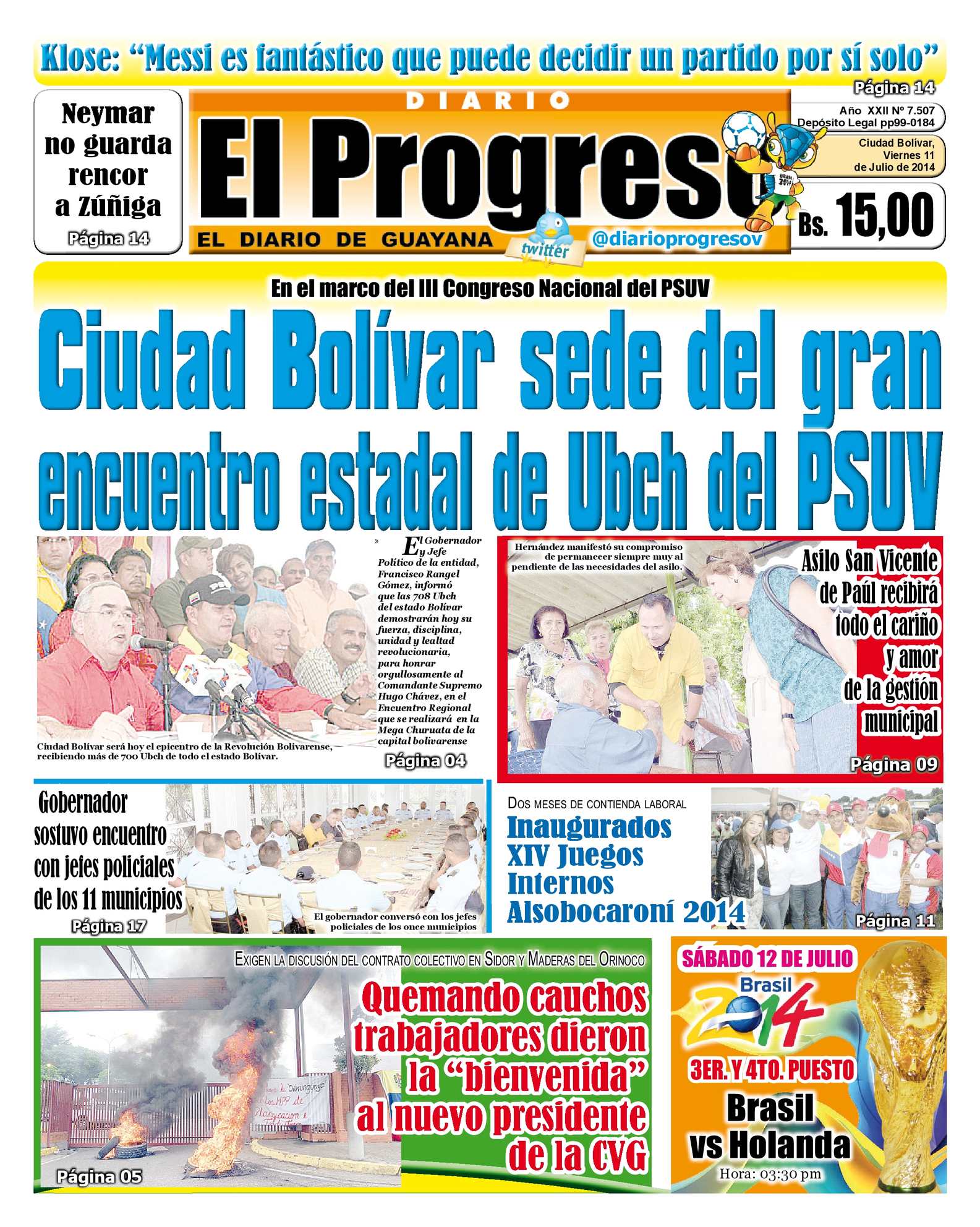 Calaméo - DIARIO EL PROGRESO EDICIÓN DIGITAL 11-07-2014