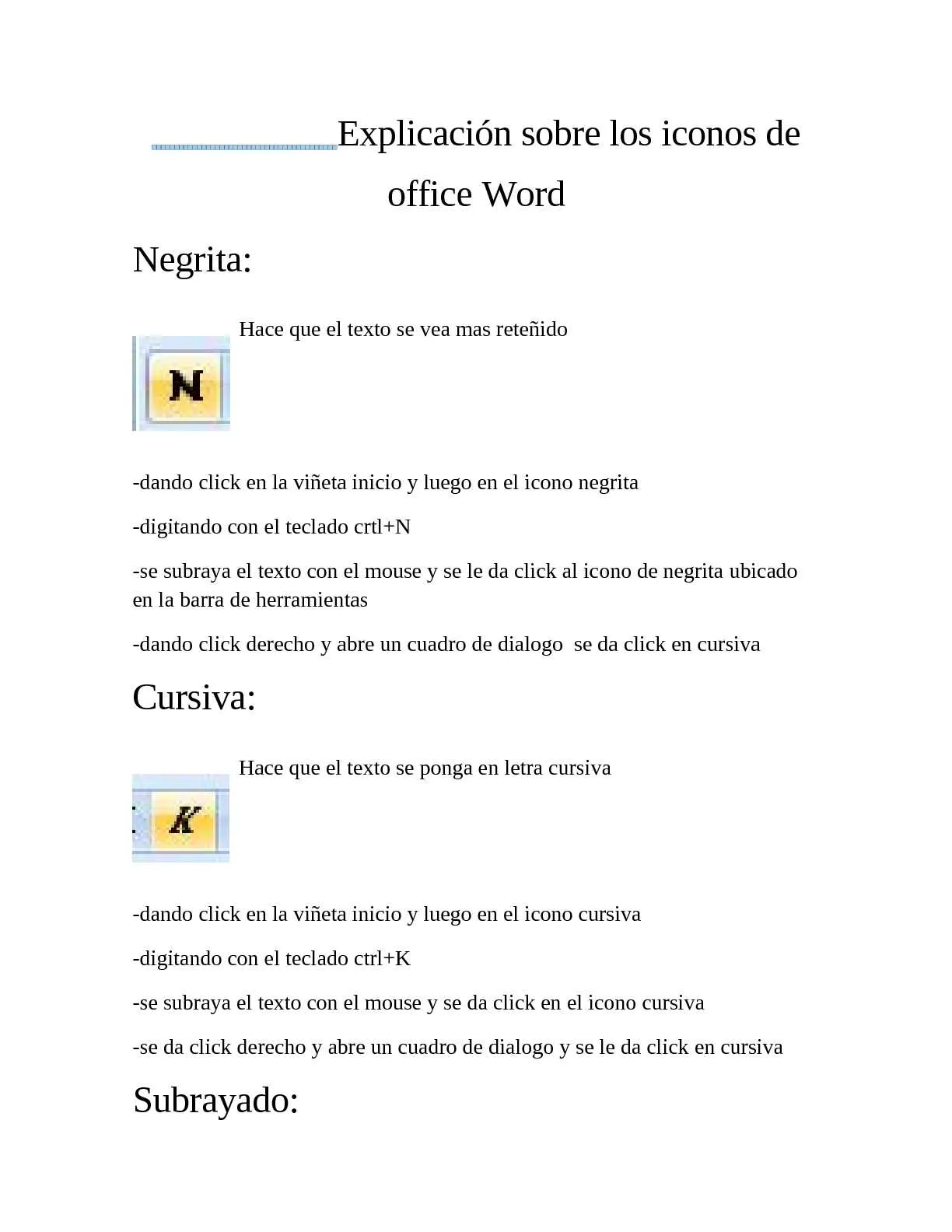 Calaméo - explicacion sobre los iconos de word 2007