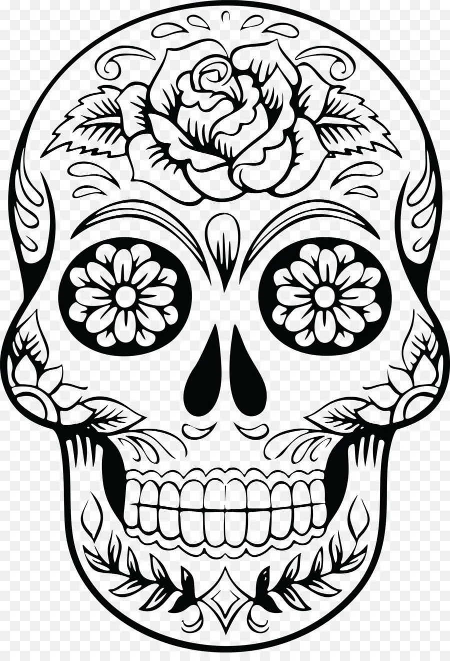 Calavera, La Cocina Mexicana, Día De Los Muertos imagen png - imagen  transparente descarga gratuita