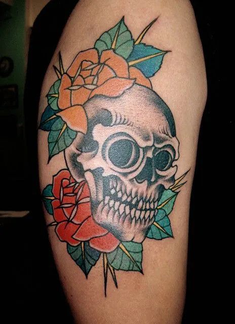 calavera y rosas | Flickr - Photo Sharing!