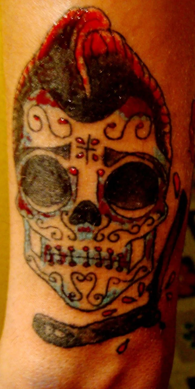 Calaveras chicanas pequeñas * | Nia Courson tatuajes