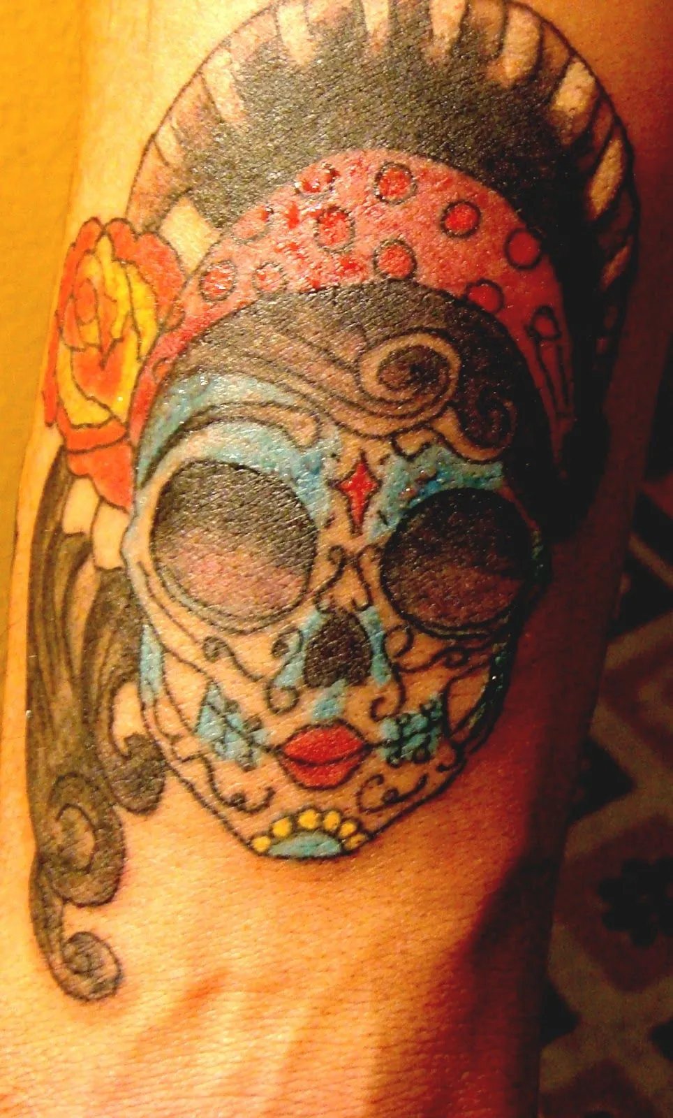 Calaveras chicanas pequeñas * | Nia Courson tatuajes