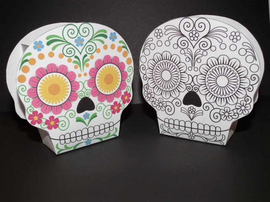 Calaveras Mexicanas: Cajas para Imprimir Gratis. - Ideas y material gratis para fiestas y celebraciones Oh My Fiesta!