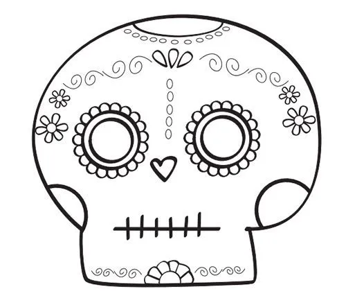 Dibujos para Colorear | calaveras | Pinterest