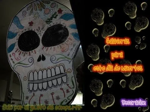 Calaveras para el dia de muertos (decoracion) / How to draw a ...