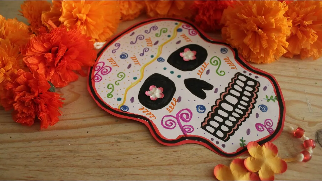 Calaveras de papel + día de muertos - YouTube