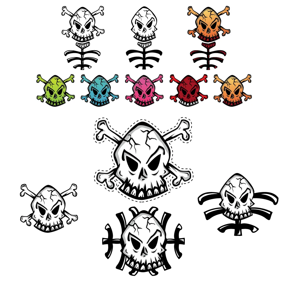 Calaveras vectorizadas - Imagui