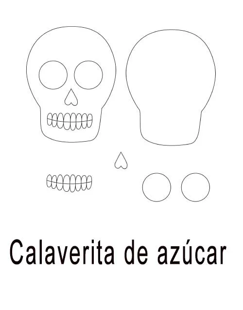 Calaveritas de fieltro/ manualidad para día de muertos - Ideas y Tips