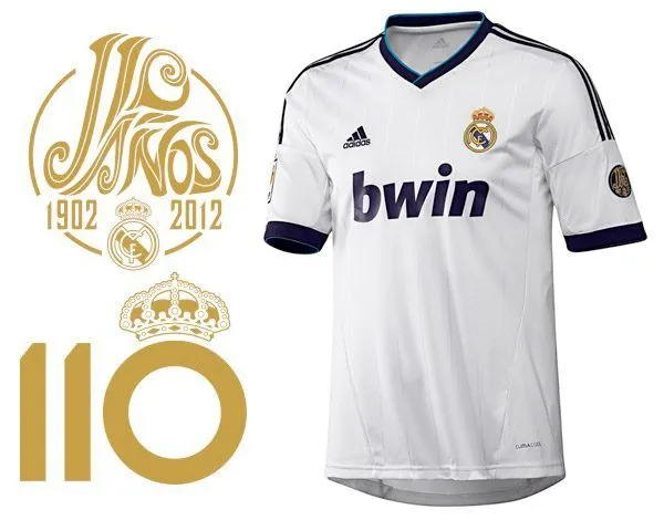 Calcio, Real Madrid: camiseta adidas 2012/