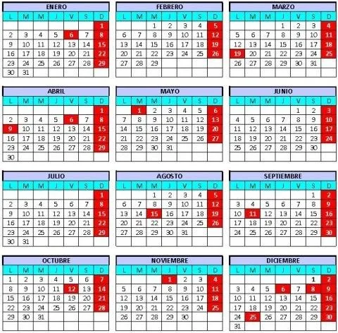 Calendario 2012 Com Feriados No Brasil Para Imprimir