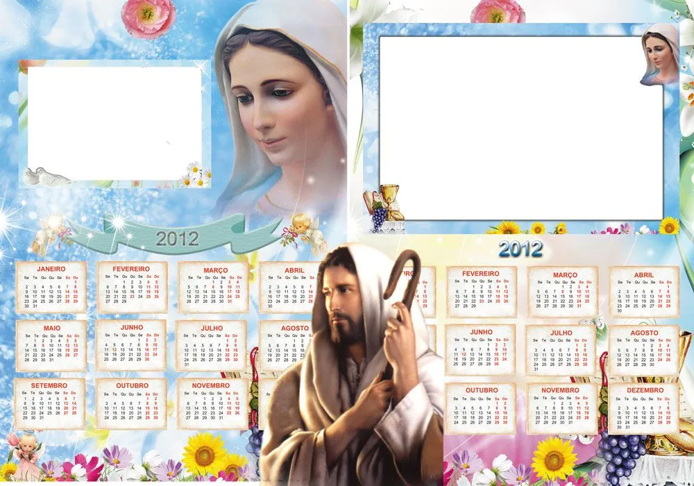 Calendario 2012 - Religioso (PSD/PNG) - Templates e Temas