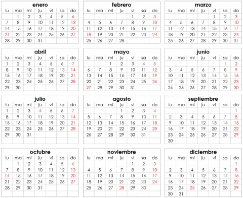 El calendario de 2013 - deFinanzas