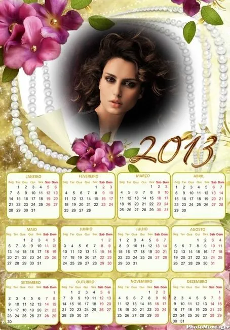 Calendario 2013 para fotos.