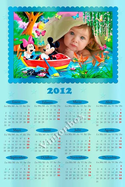 Calendario Minnie - Imagui