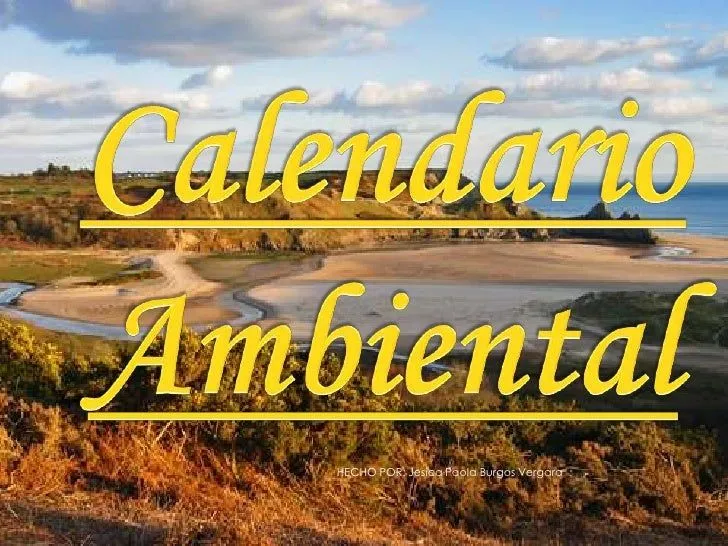 Calendario ambiental