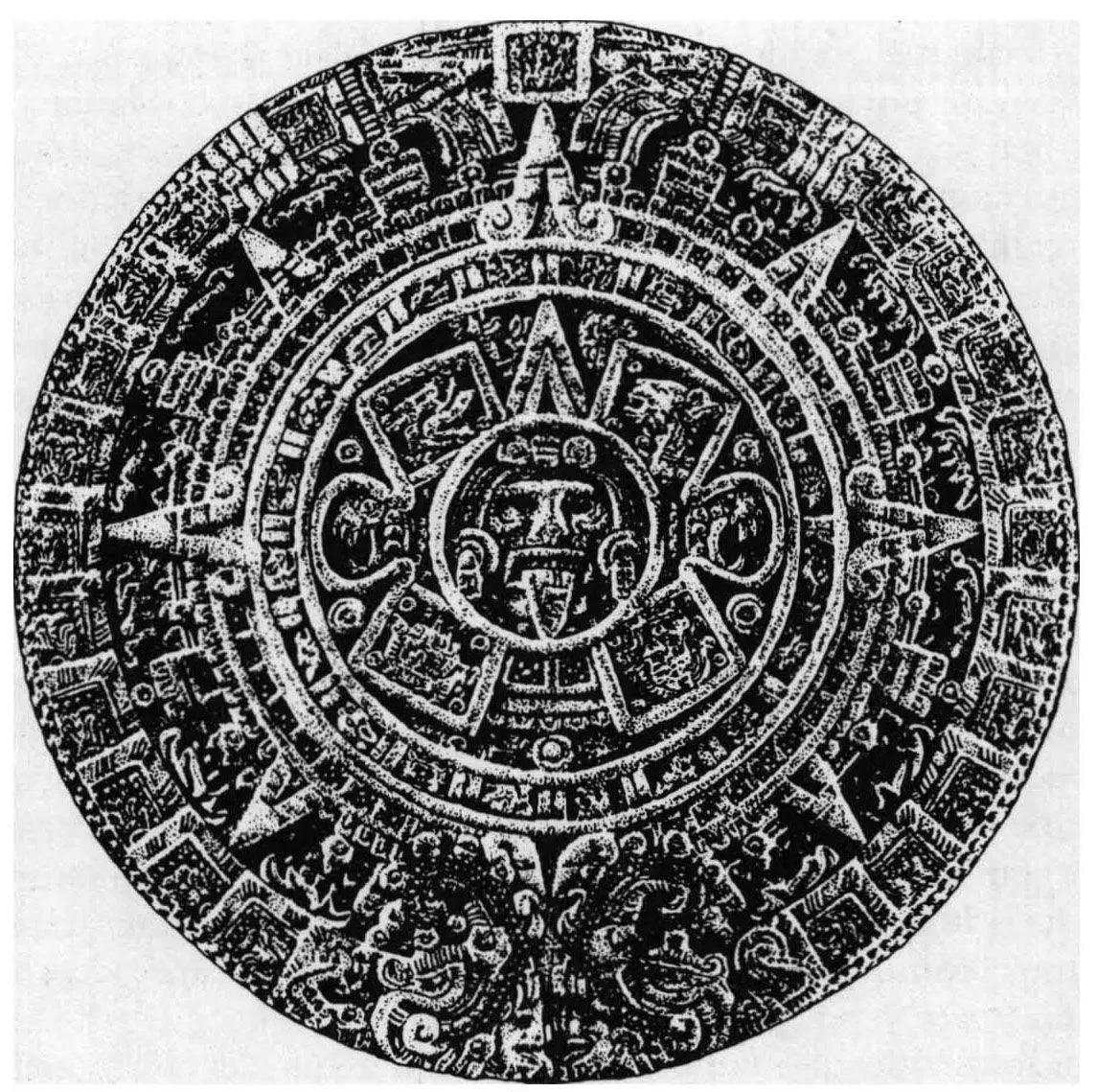 Calendario Azteca Dibujo - Viewing Gallery