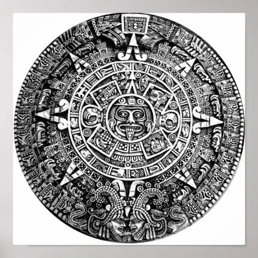 Calendario azteca posters | Zazzle