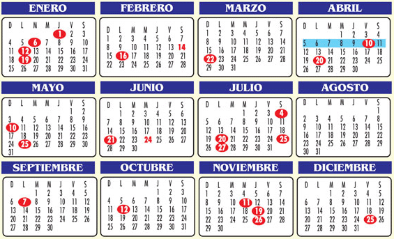 Calendario 2008 Colombia - Imagui