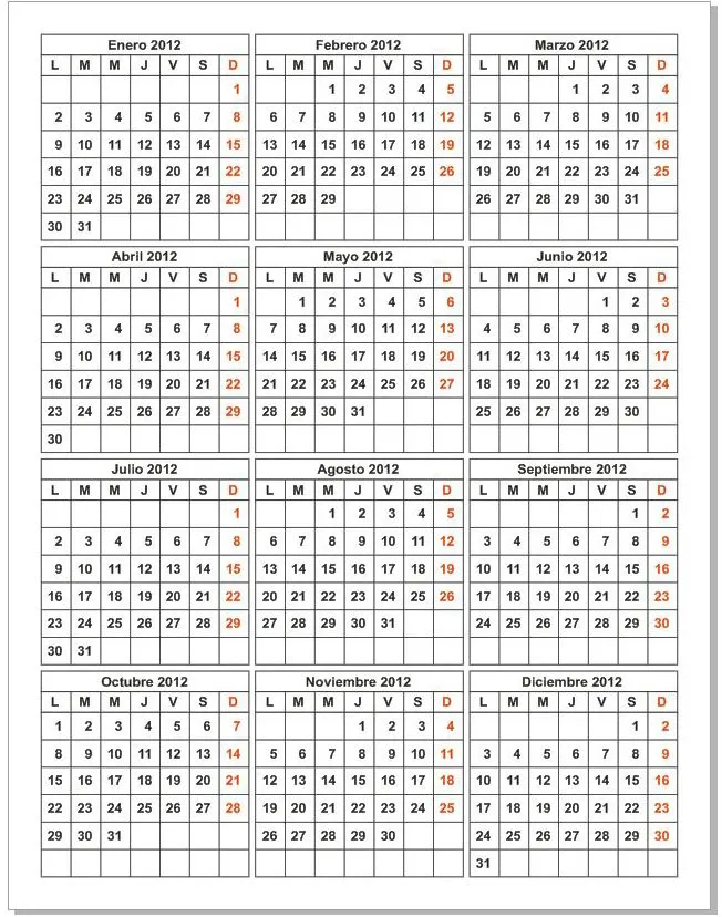 Calendario editable en CorelDRAW - **El blog del diseñador descargar