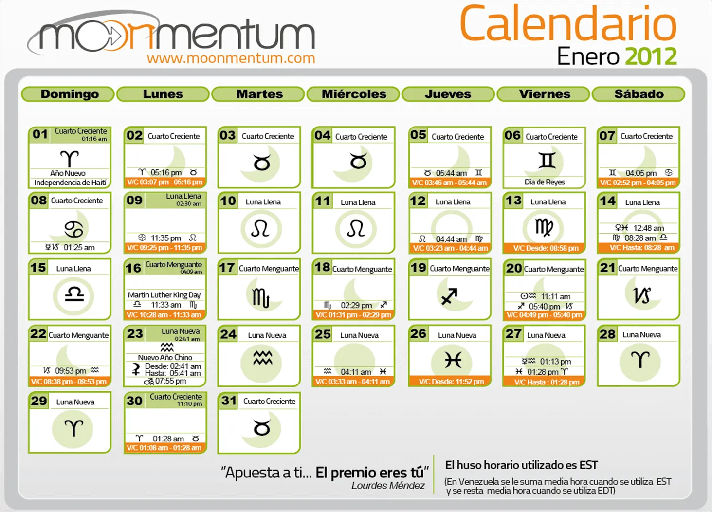 Calendario | Moonmentum | Pagina 4