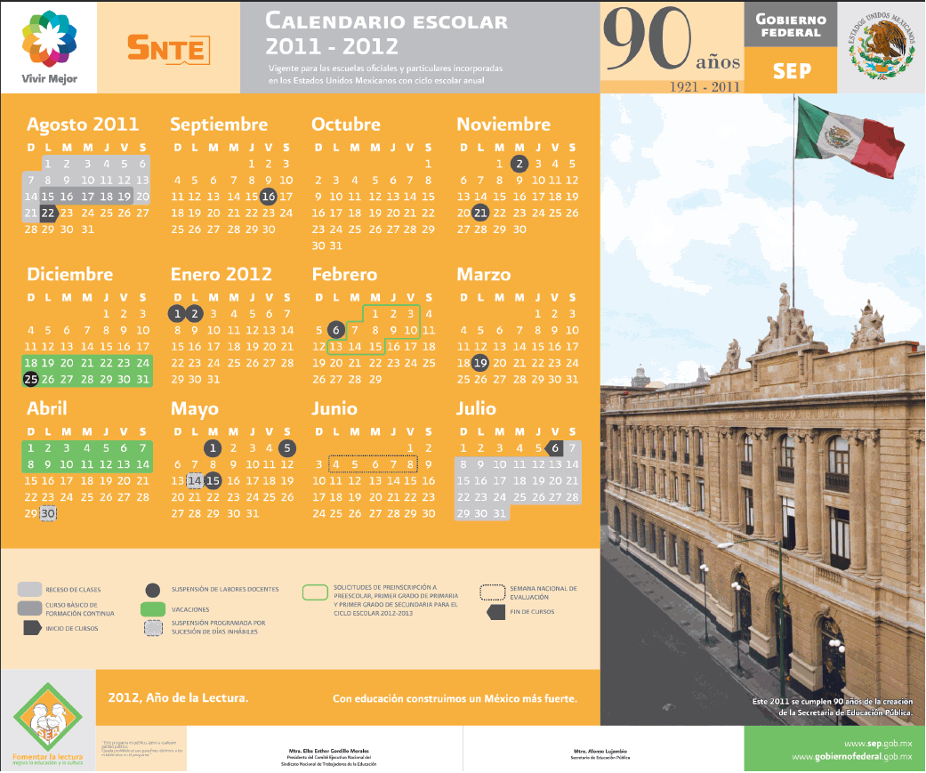 Calendario Escolar 2011-2012 « el espacio del ing. i. guerrero