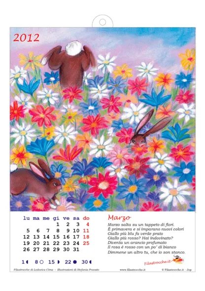 Calendario Illustrato - Marzo 2012 » Stampa, disegna e crea con ...