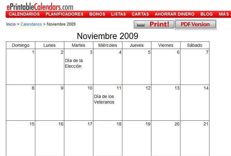 Calendario con imágenes de cada mes - Imagui