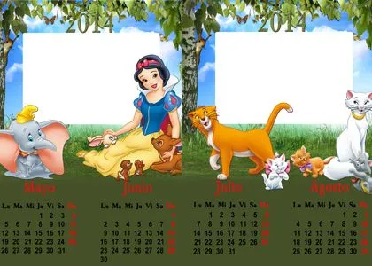 Calendario Infantil 2014 - Fondos para Fotos y Foto Montajes en ...