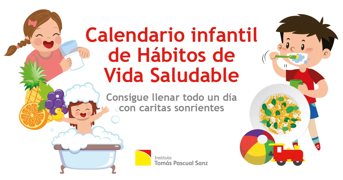 Calendario Infantil para promover Hábitos de Vida Saludable