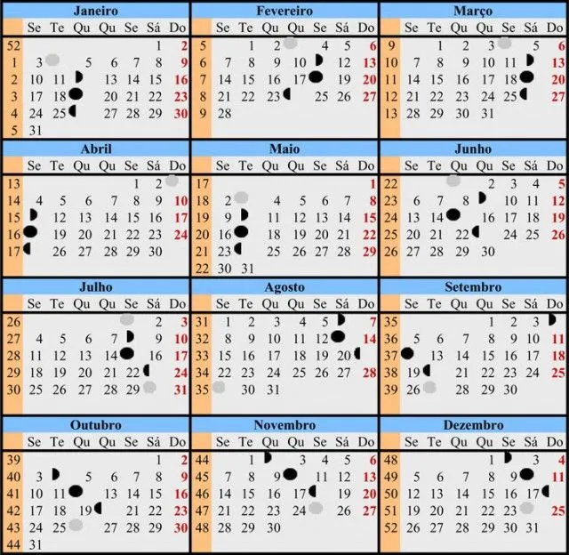 Calendário Lunar 2011