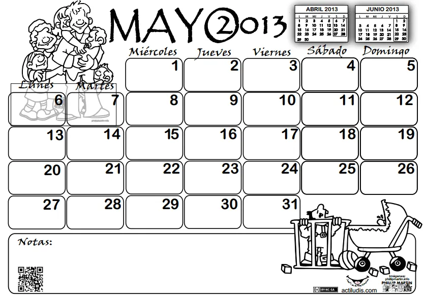 Calendario mayo 2013 | Blog de 1º de E.P. Colegio Vedruna (