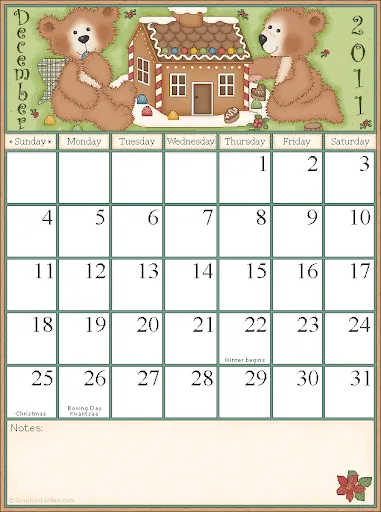 CALENDARIO MESES DEL AÑO PARA NIÑOS