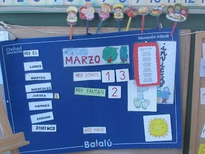 calendario para niños