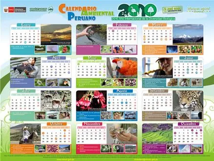 CUIDEMOS NUESTRO MEDIO AMBIENTE: CALENDARIO ECOLOGICO