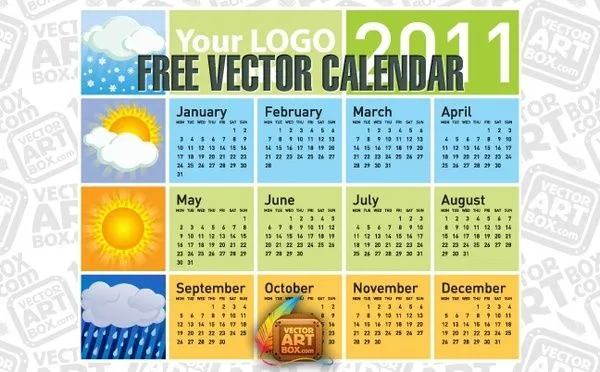 Calendario vectores gratis Vector misceláneos - vectores gratis ...