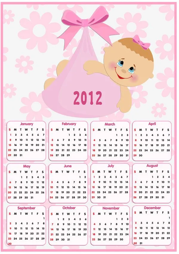 calendarios 2012 – Puerto Pixel | Recursos de Diseño