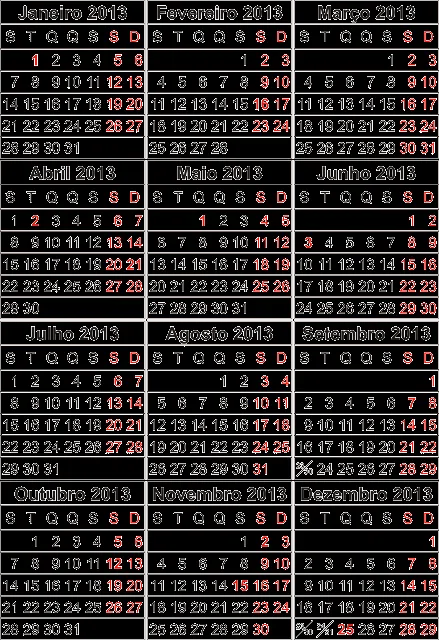 Calendarios 2013 para imprimir | Wallpapers - Fondos de Pantalla ...