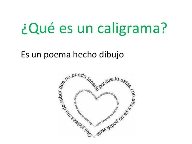 Caligrama ppt