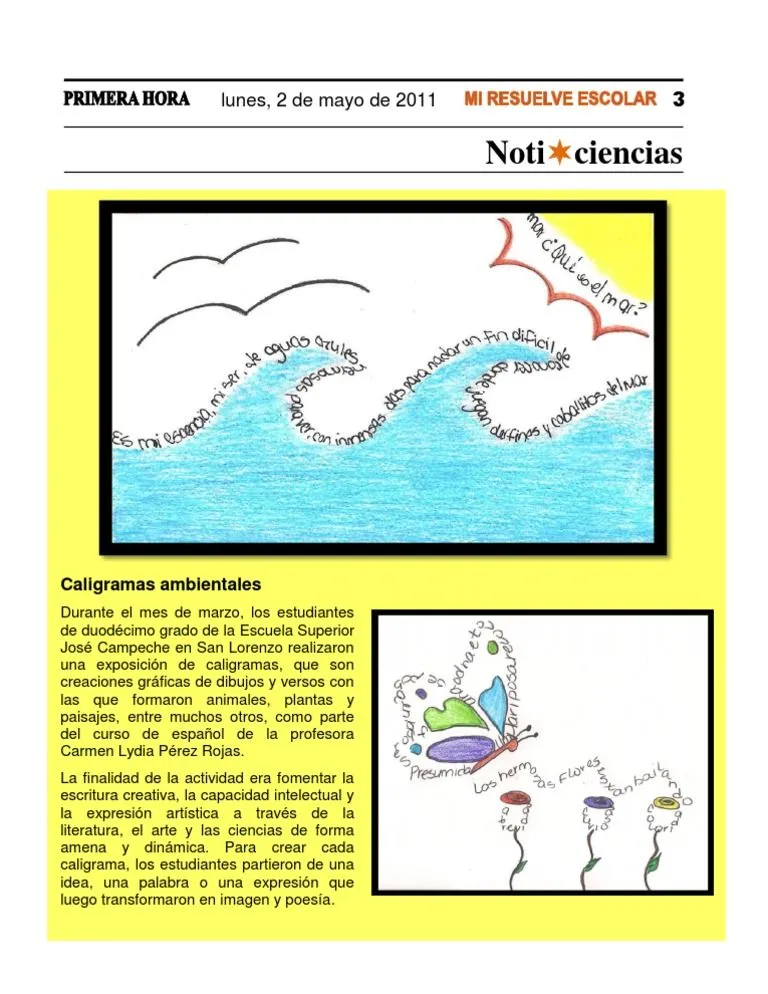 Caligramas Ambientales | PDF